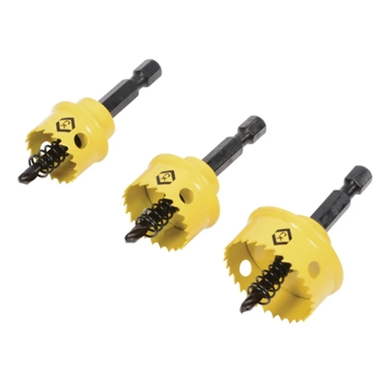 C.K Sheet Steel Holesaw Set of 3